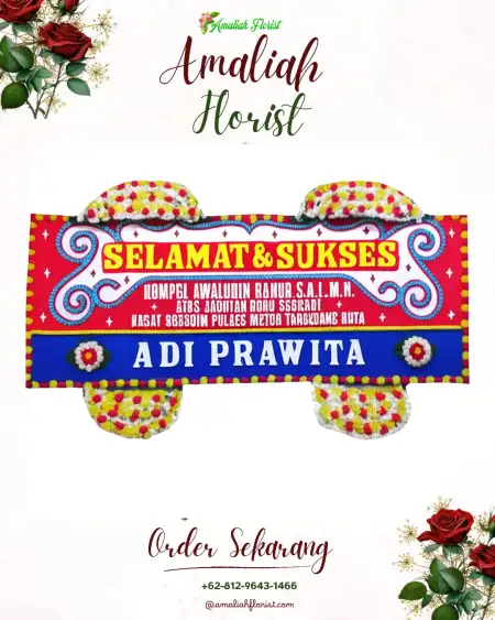 Papan Bunga Ucapan Selamat Sumberlesung